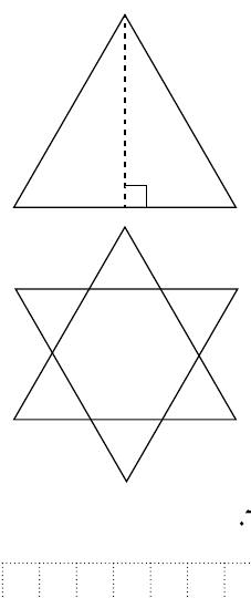 משולש שווה צלעות שצלעו 13 ס