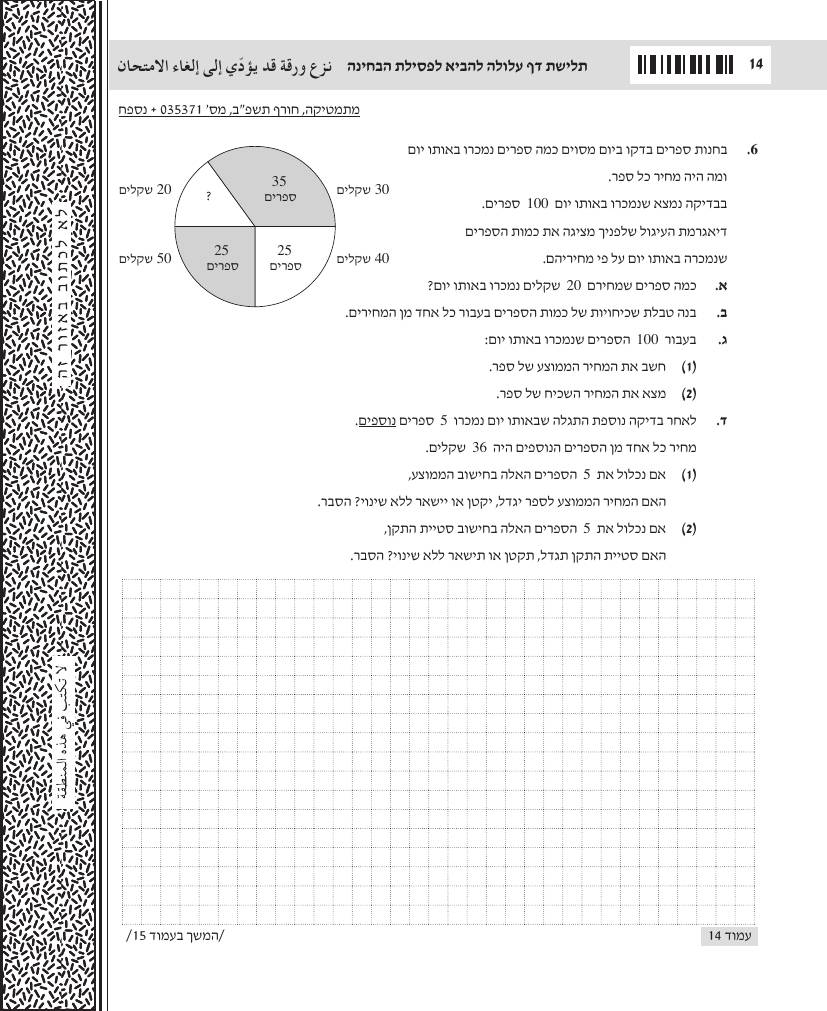 שאלון 371 חורף 2022 – עמוד 6