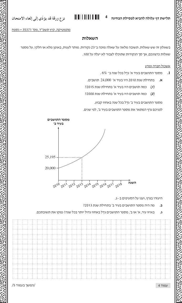 שאלון 371 קיץ 2024 מועד א' – עמוד 1