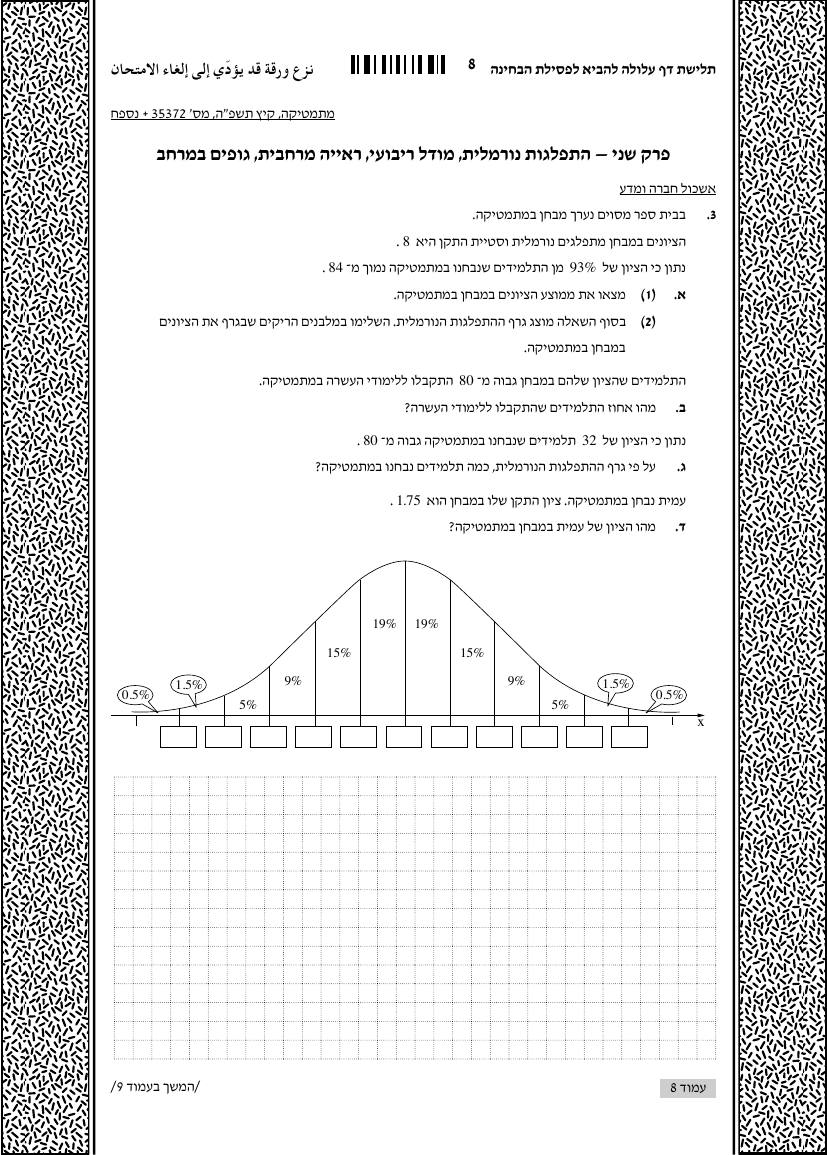 שאלון 372 קיץ 2025 מועד א' – עמוד 3