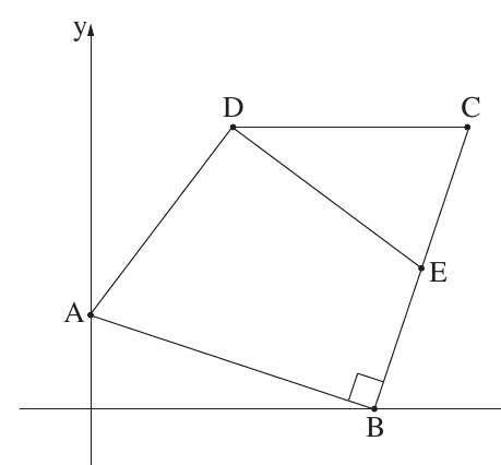 סרטוט המרובע ABCD משאלה 2
