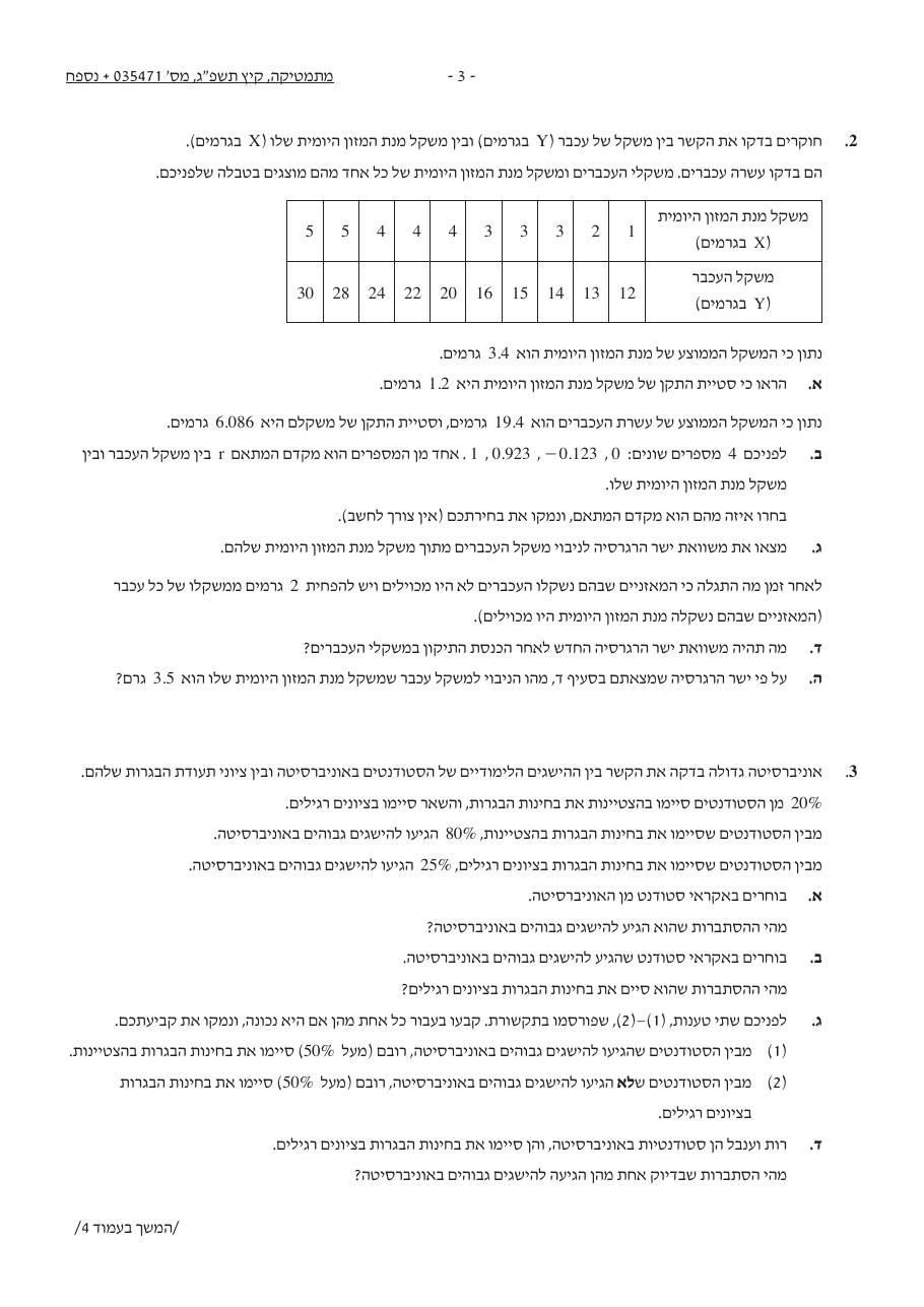 שאלון 471 קיץ 2023 מועד א' – עמוד 3
