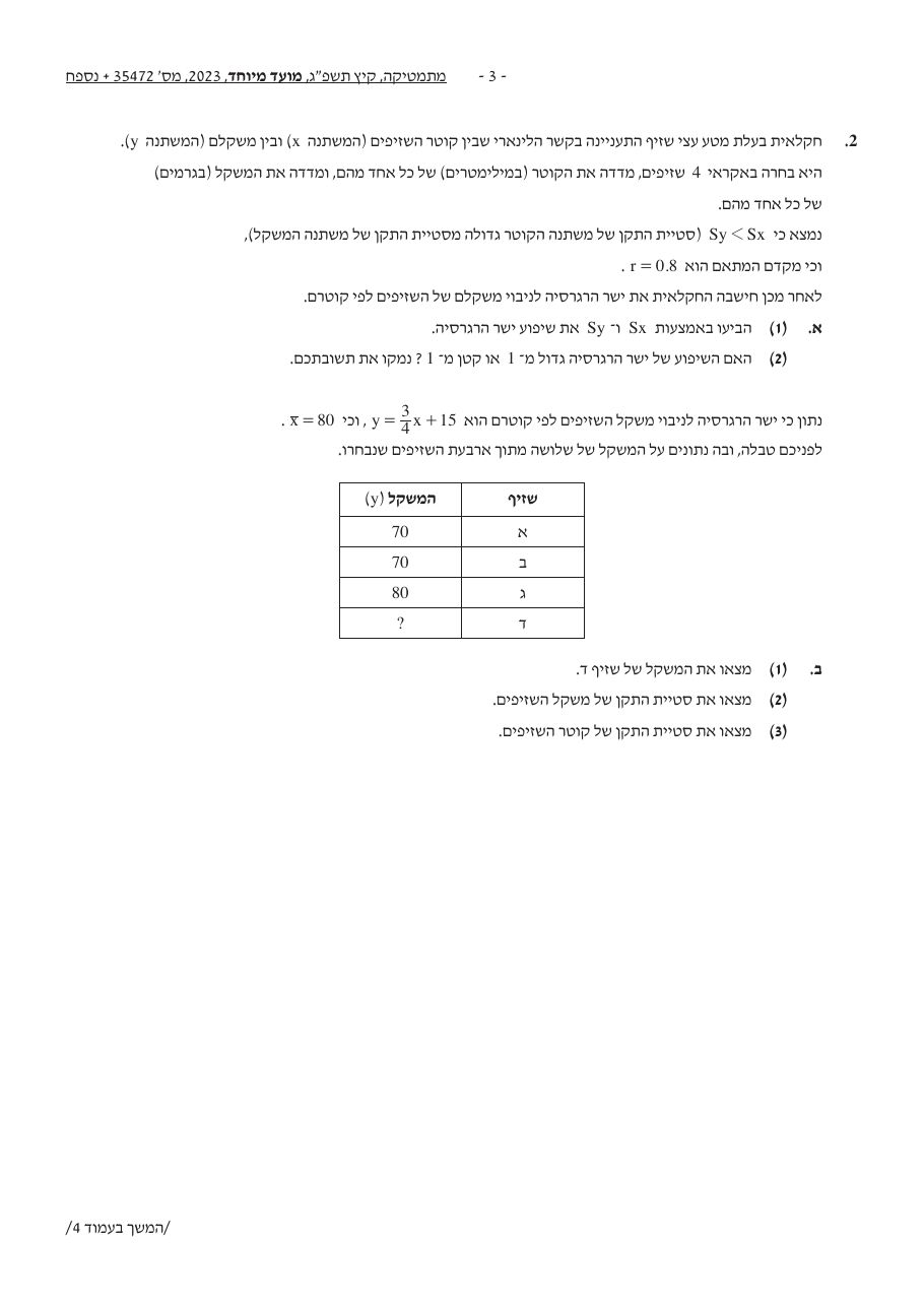 שאלון 472 קיץ 2023 מועד מיוחד – עמוד 3