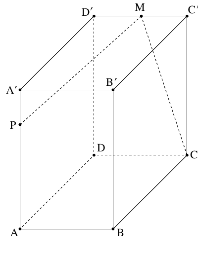 מנסרה ישרה שבסיסה מקבילית ABCD – שאלה 2