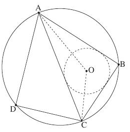 הדלתון ABCD במעגל – סרטוט מתוך השאלון