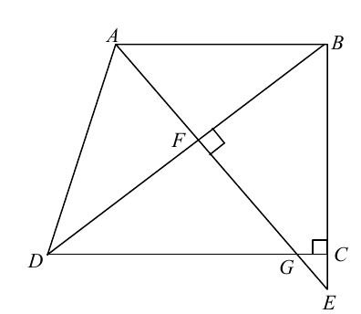 סרטוט הטרפז ABCD משאלה 4